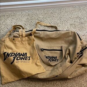 Disney Indiana Jones Tan Bag Set